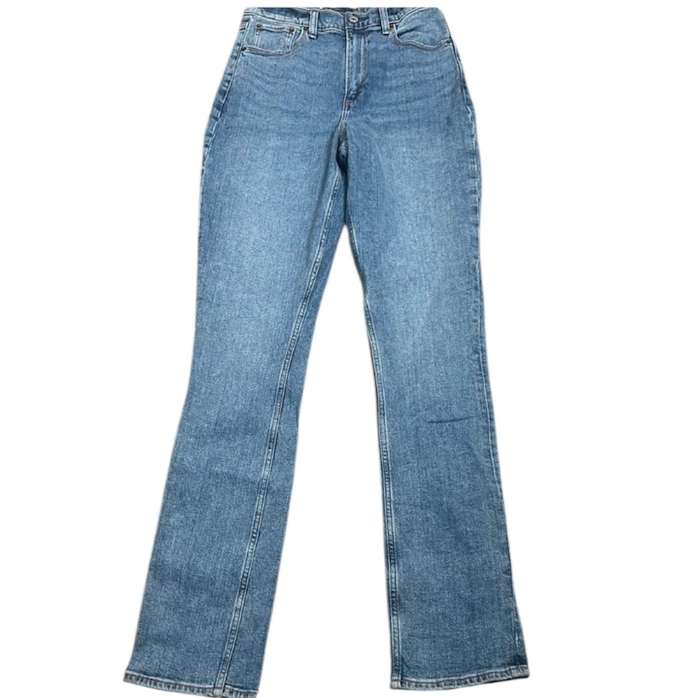 Abercrombie and fitch the slim straight ultra high risBlue  Jeans size 26 Tall